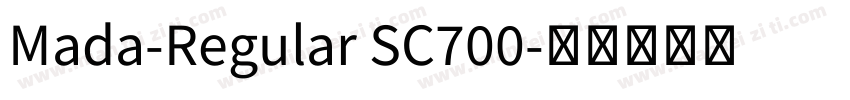 Mada-Regular SC700字体转换